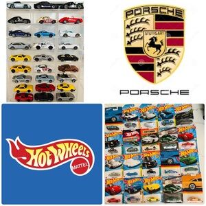Die cast Porsche Hot Wheels & other name brands collection